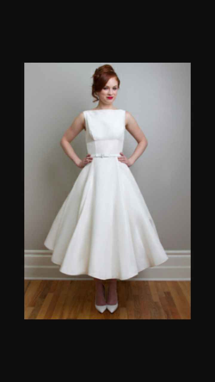 Vestido de dos novias, de corto o de largo?? - 1