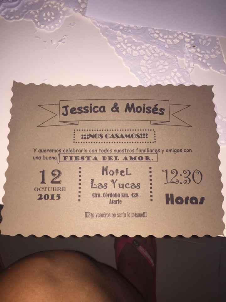 Invitaciones caseras - 3