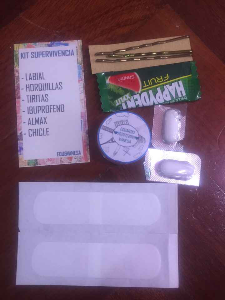 Kit de supervivencia y conos de arroz - 1