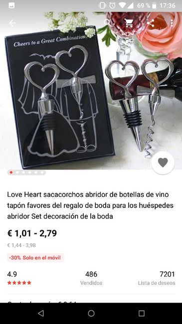 Regalos para invitados de Aliexpress - 6
