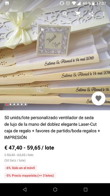 Regalos para invitados de Aliexpress - 7
