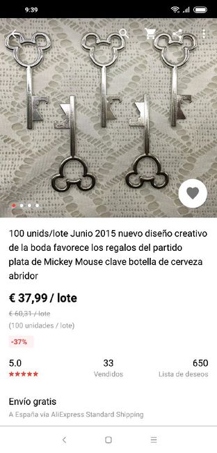 Detalles invitados baratos Aliexpress ii parte - 9