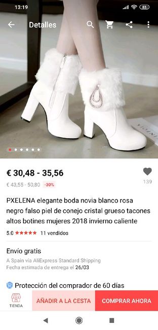 Zapatos de novia de invierno - 1