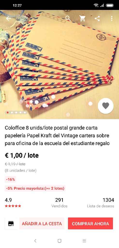 ¿alguien sabe dónde puedo conseguir este tipo de sobres? - 1