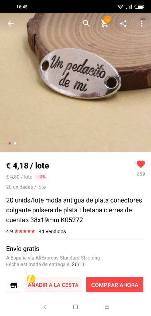 Pulseras pedacitos de mi - 1