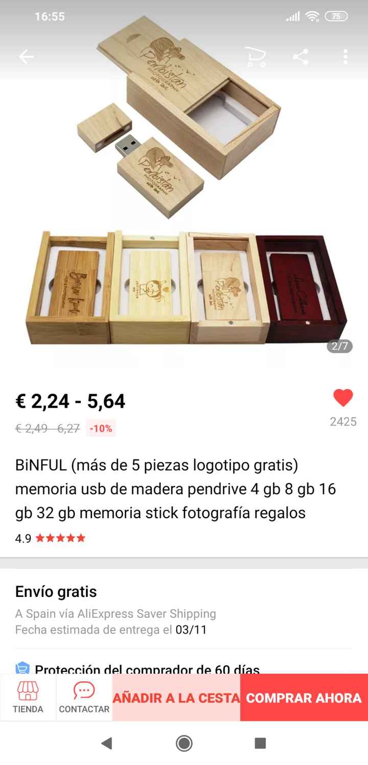 Mis Pendrives de madera personalizados! - 1