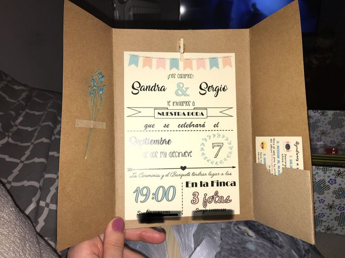 Invitación kraft manuales - 1