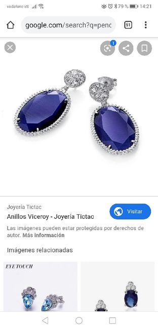 Pendientes de novia azules, ¿sí o no? 1