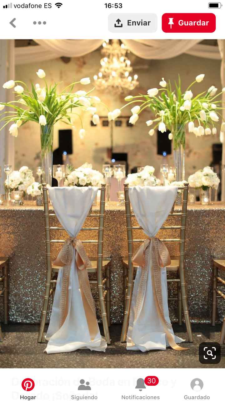 Decoración acorde con vestido de novia rosa palo? - 1