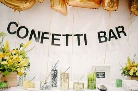 Confetti bar