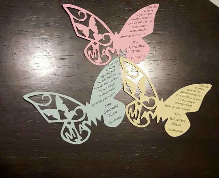 Mariposas de agradecimiento - 1