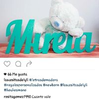 Letras madera - 1