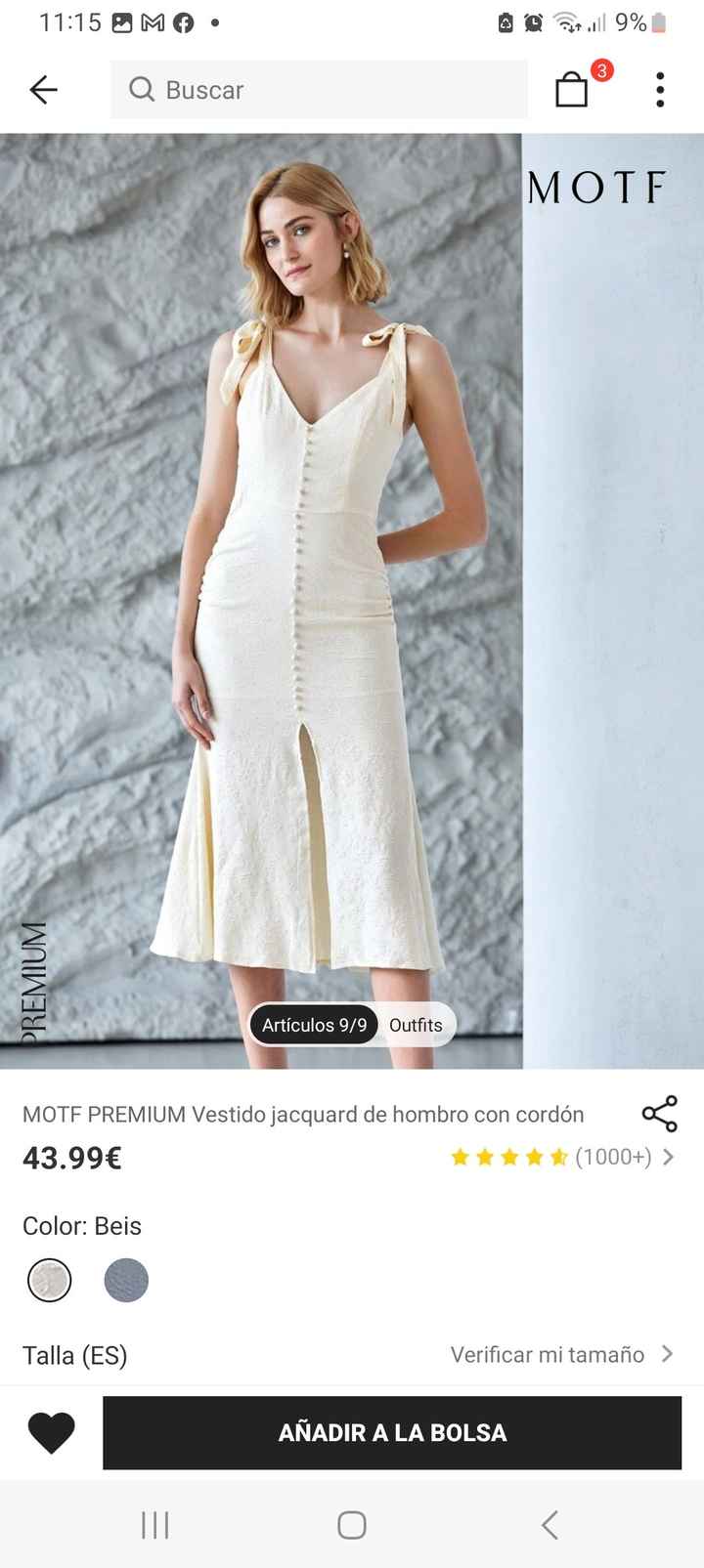 Ayudarme en cuanto que me modelo y color puede ser mi vestido para la boda civil - 3