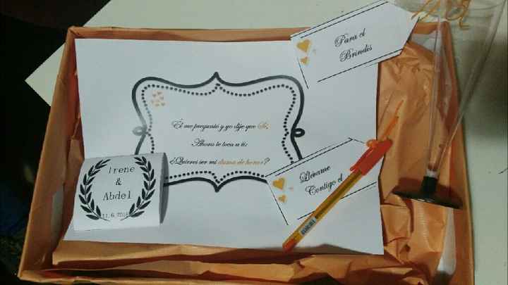 Kit de testigos y damas de honor - 1
