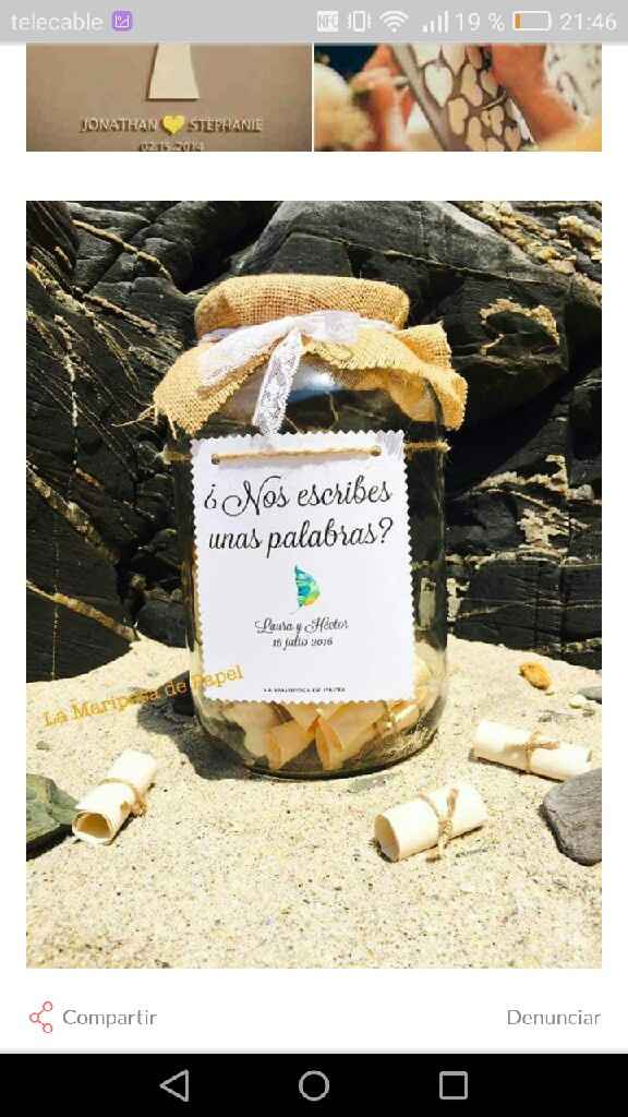 Instrucciones "mensaje en una botella" - opinión - 1