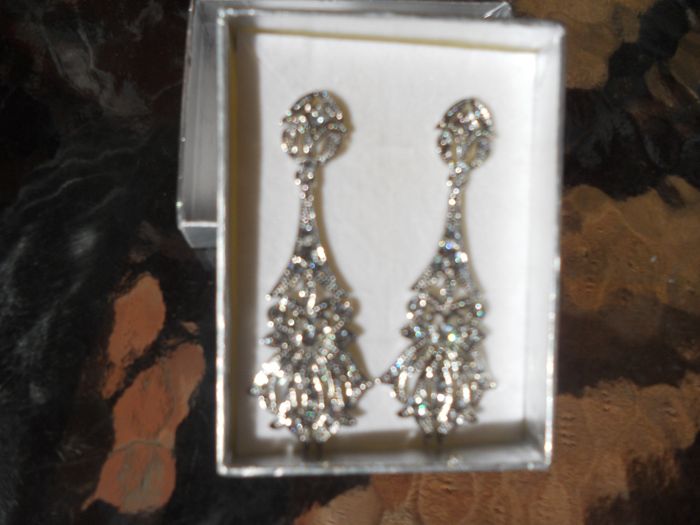 Pendientes novia mariposa