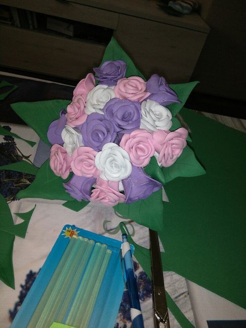 Ramo de novia + ramo para lanzar - 1