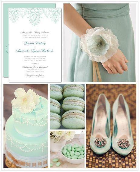 Ideas para una boda en mint  - 14
