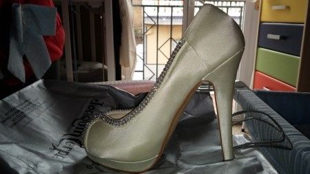 Regalo preciosos zapatos de novia nuevos sin estrenar!!..talla 36