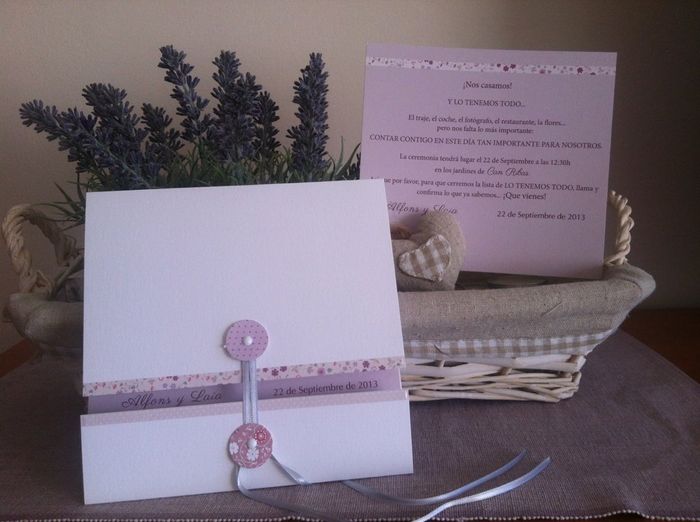 Al fin!!!!! ya tengo mis invitaciones!!!' - 1