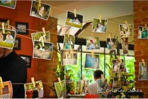fotos tendidas para una boda