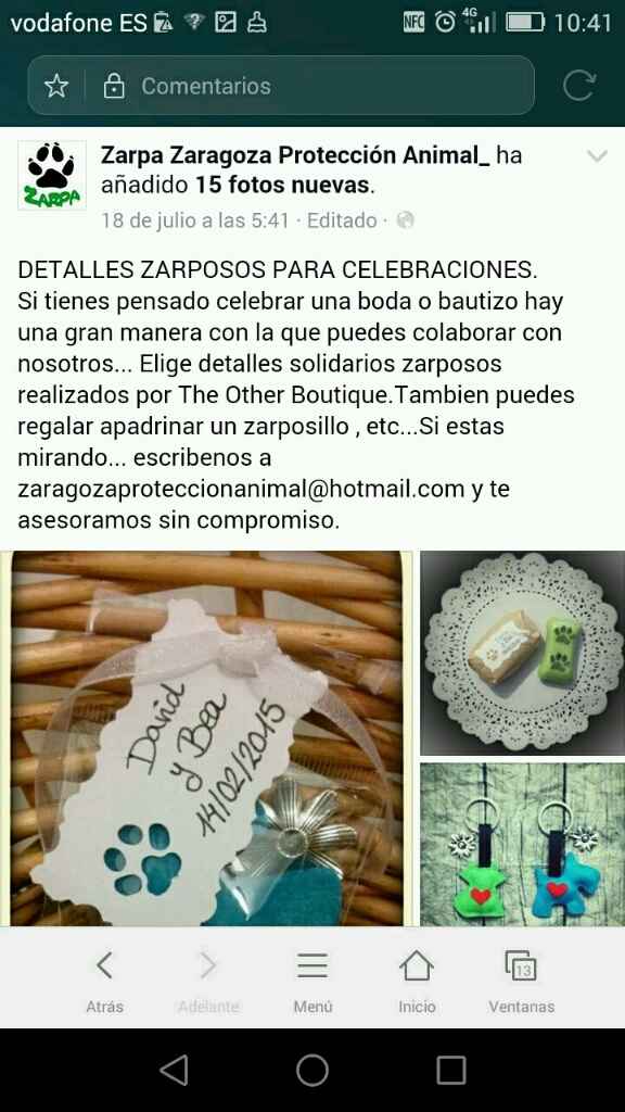 Detalles solidarios protectora animales - 1