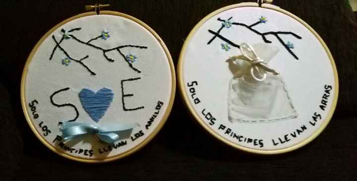 Mi bastidor alianzas y arras diy - 1