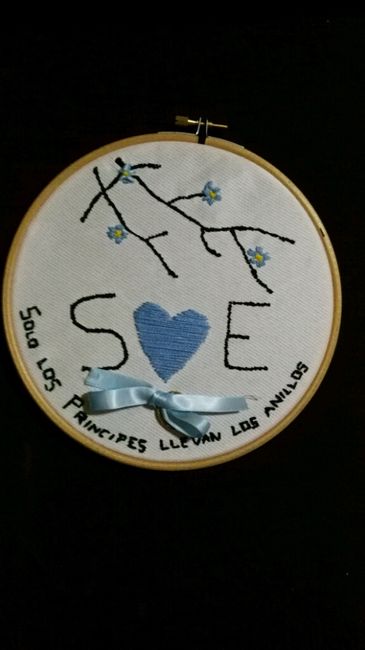 Mi bastidor alianzas y arras diy - 2