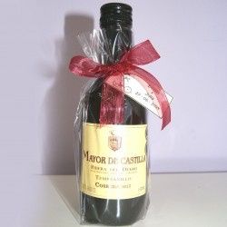 Presentar botellita de vino y queso - 1