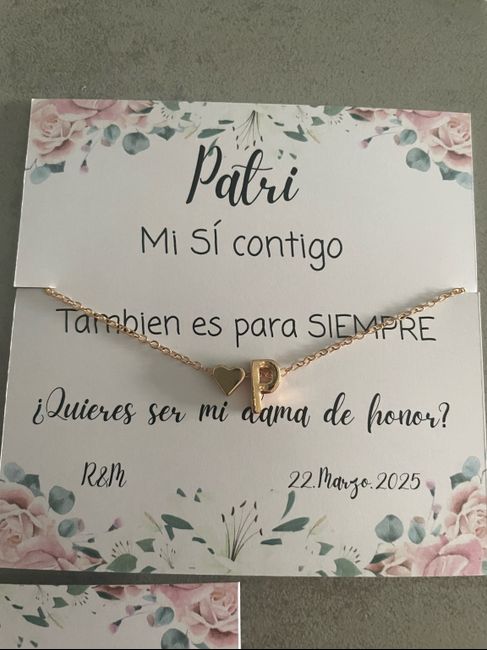 Detalle damas de honor💕 2