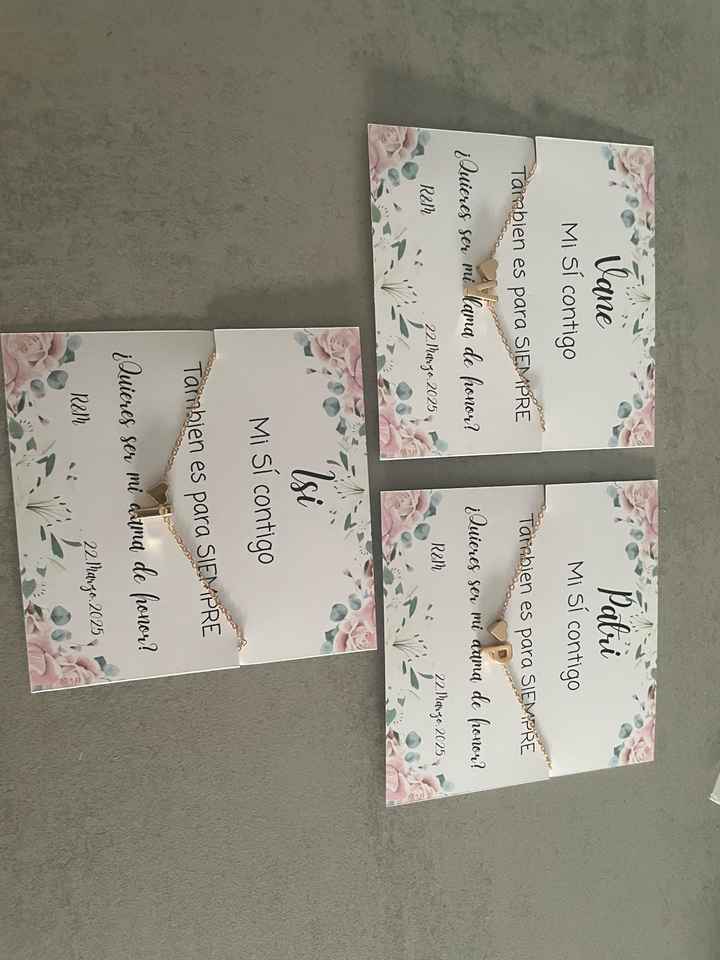 Detalle damas de honor💕 - 1