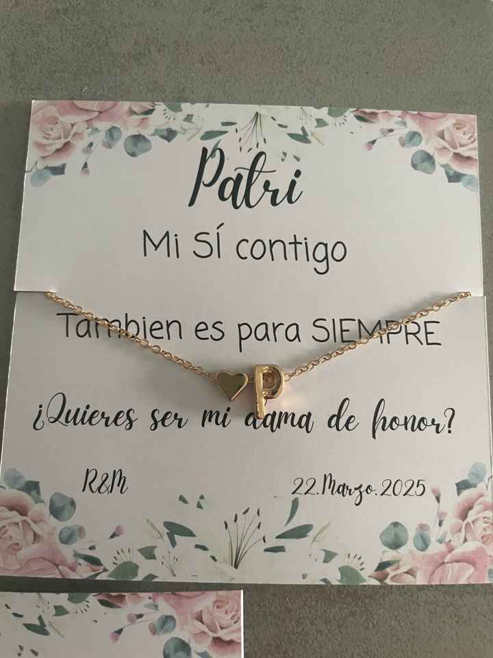 Detalle damas de honor💕 - 2