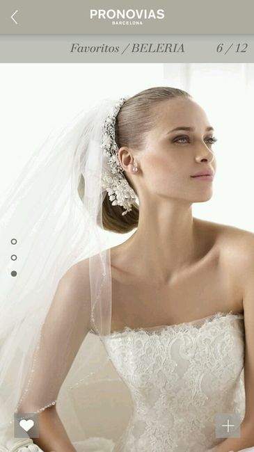 Con que velo os quedais de los dos para el modelo beleria dr pronovias - 3