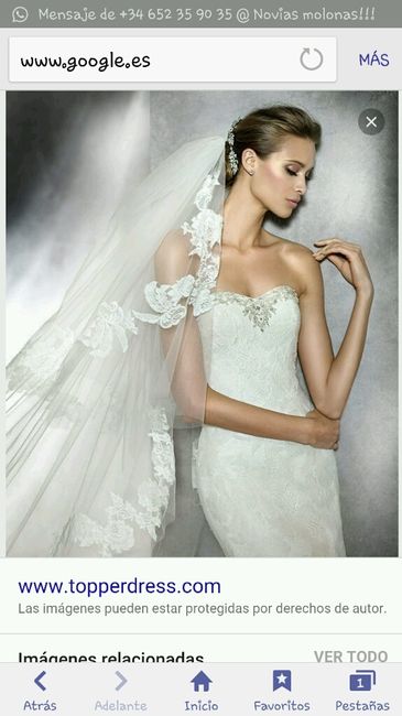 Por fin mi vestido de novia a la 3 va la vencida - 2