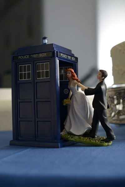 Muñecos tarta de boda de Doctor Who