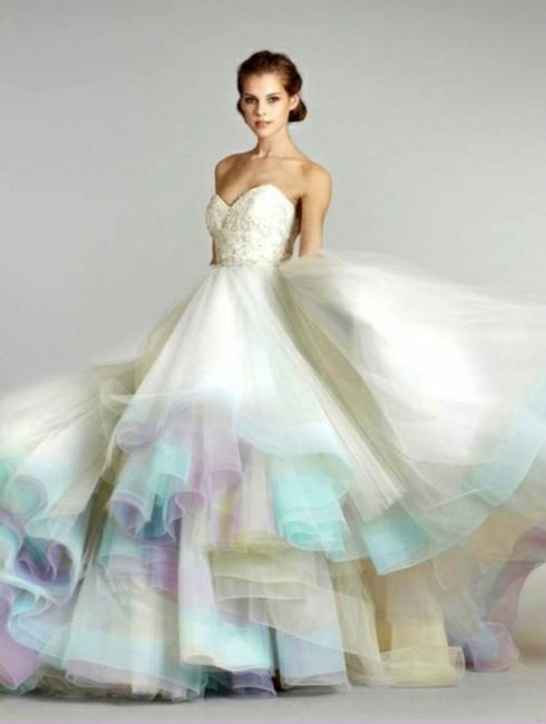 Vestido de novia diferente