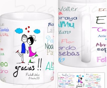 Taza 5 (con los nombres de todos los invitados)