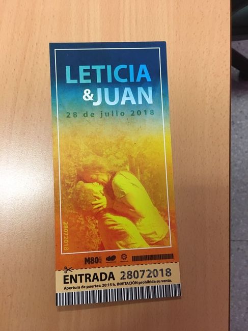 Invitación boda