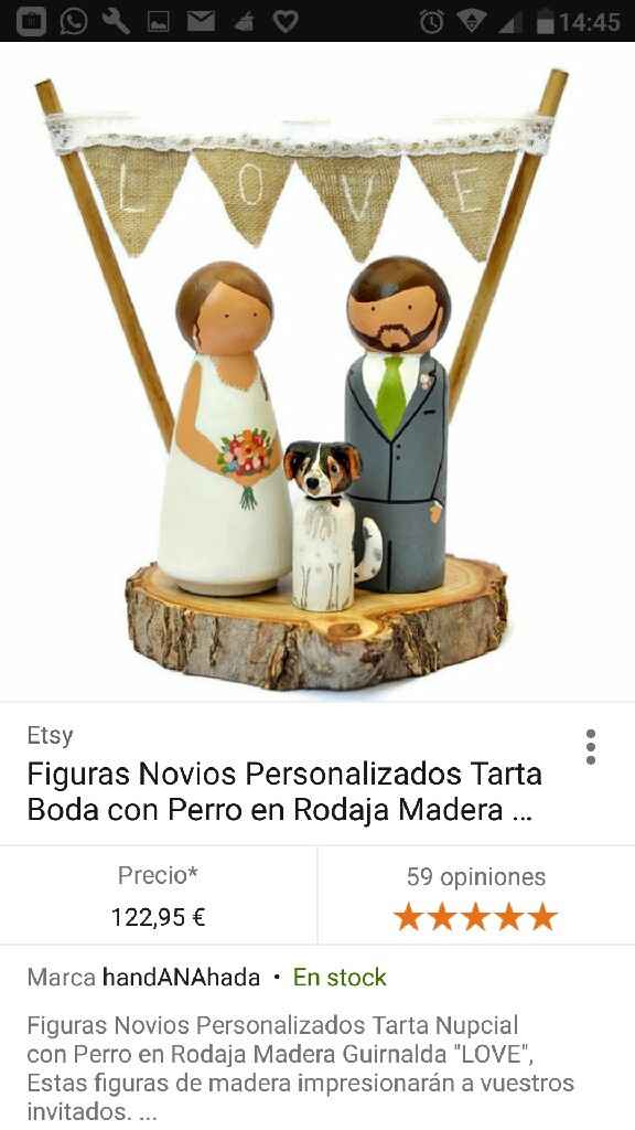 Muñecos tarta con mascota - 3