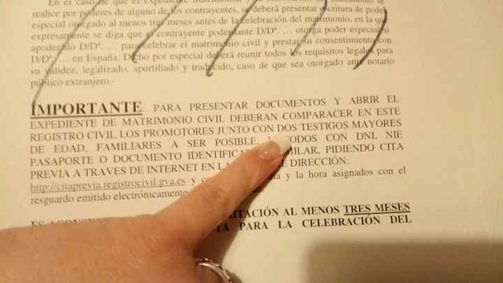 Dudas expediente matrimonio - 1