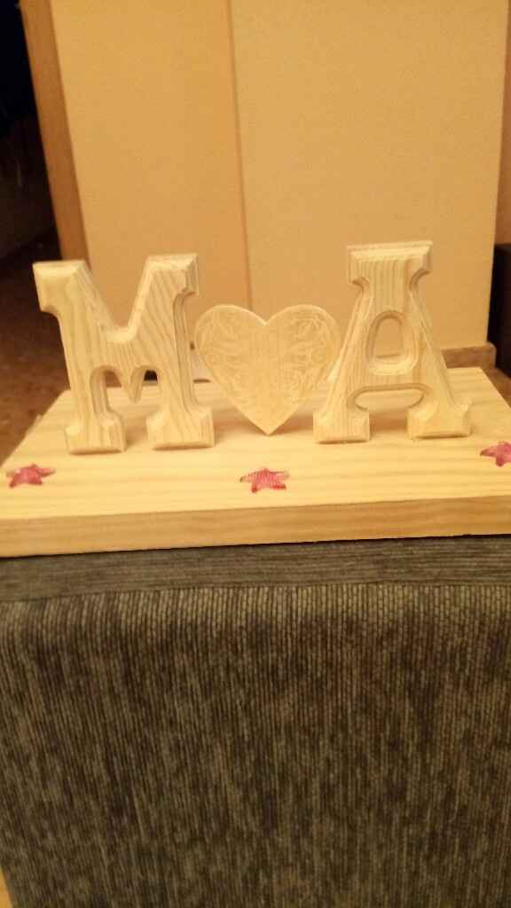 Iniciales madera - 1