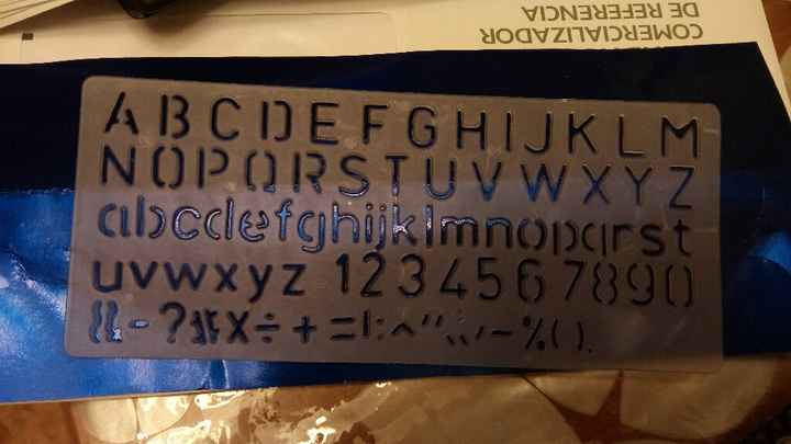 Nombre en sobre de las invitaciones - 1