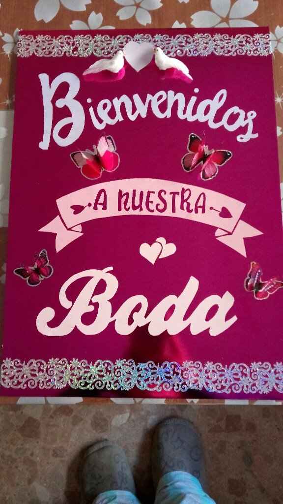Carteles bienvenida boda - 1