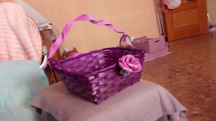 Cestitas para niñas pétalos - 2