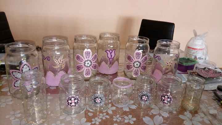 Mis botes decorados... donde ponerlos? - 1