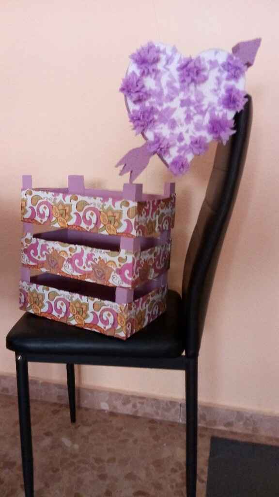 Cajitas de fresa y corazón de corcho para la candy bar - 1