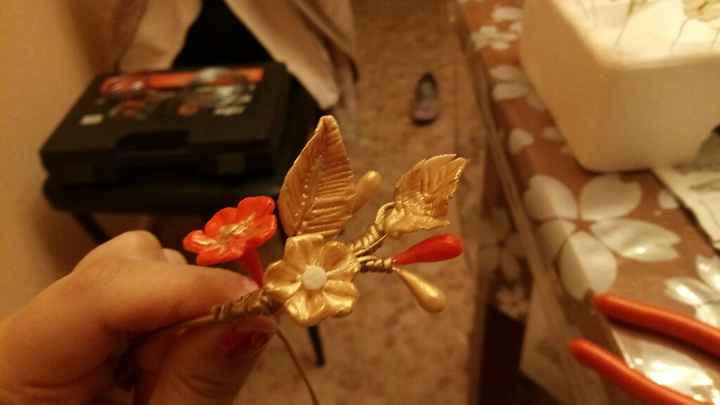 Tocado porcelana fria hecho por mi. - 7
