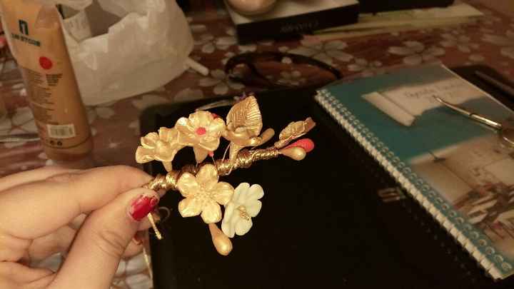 Tocado porcelana fria hecho por mi. - 8