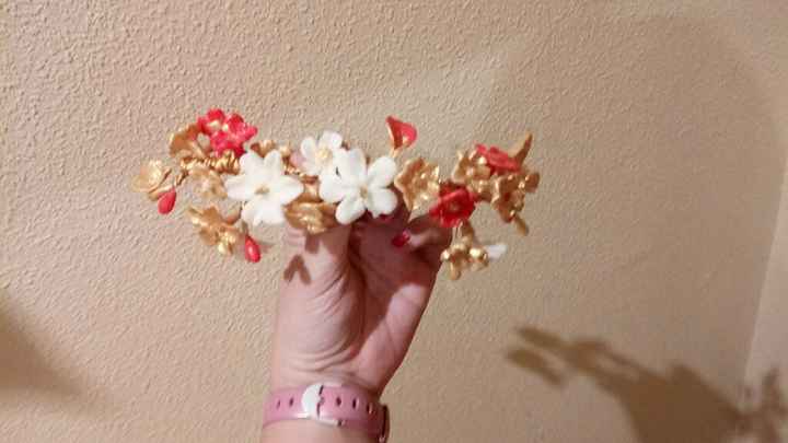 Tocado porcelana fria hecho por mi. - 10