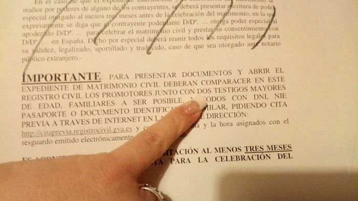 Dudas expediente matrimonio - 1
